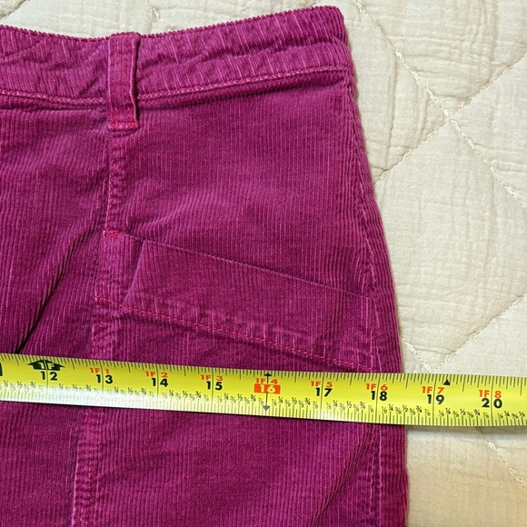 Pilcro by Anthropologie Pink Corduroy Button-Front Skirt Sz 8 - Picture 16 of 16